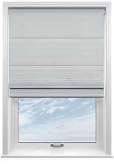 Menton, Signal Grey - Motorised Roman Blind